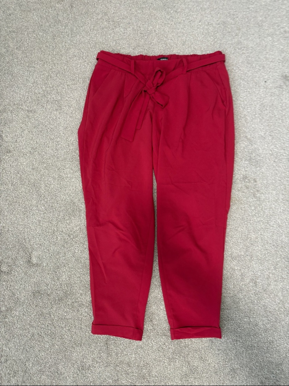 torrid pink/Red Elastic-Waist Wide Leg Pants